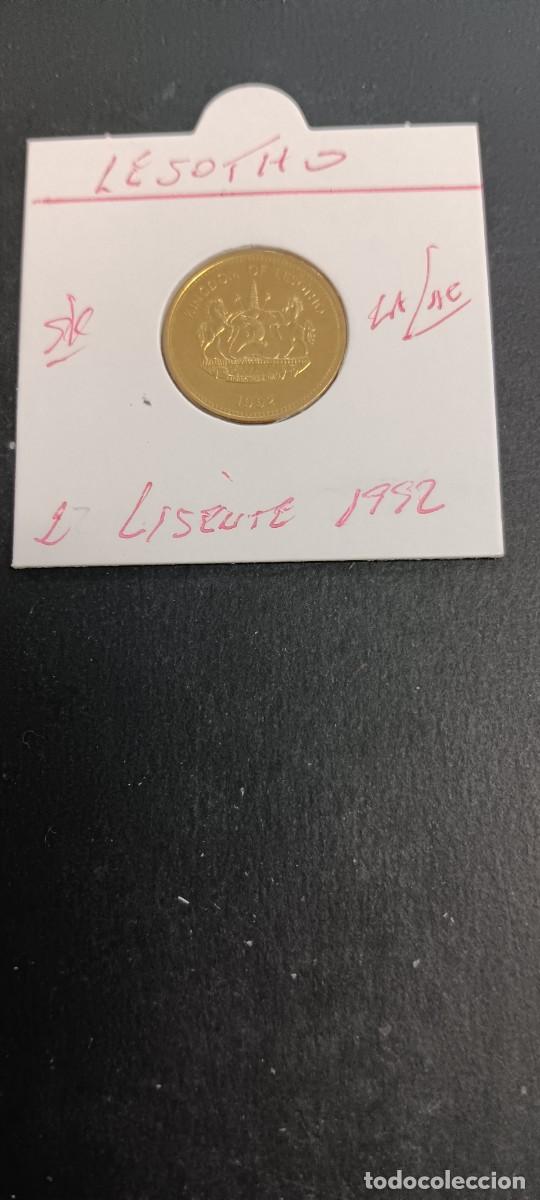 Monedas antiguas de &Aacute;frica: LESOTHO 2 LISENTE 1992 S/C KM=55 (LAT&Oacute;N-ACERO)
