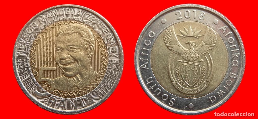 Monedas antiguas de &Aacute;frica: 5 RAND 2018 SUDAFRICA-152740
