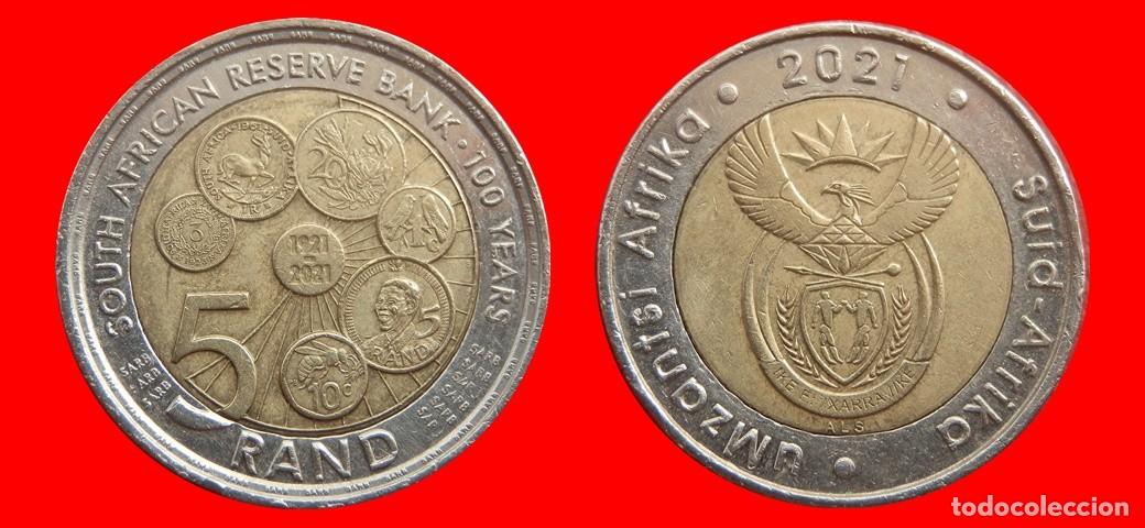 Monedas antiguas de &Aacute;frica: 5 RAND 2021 SUDAFRICA-152741