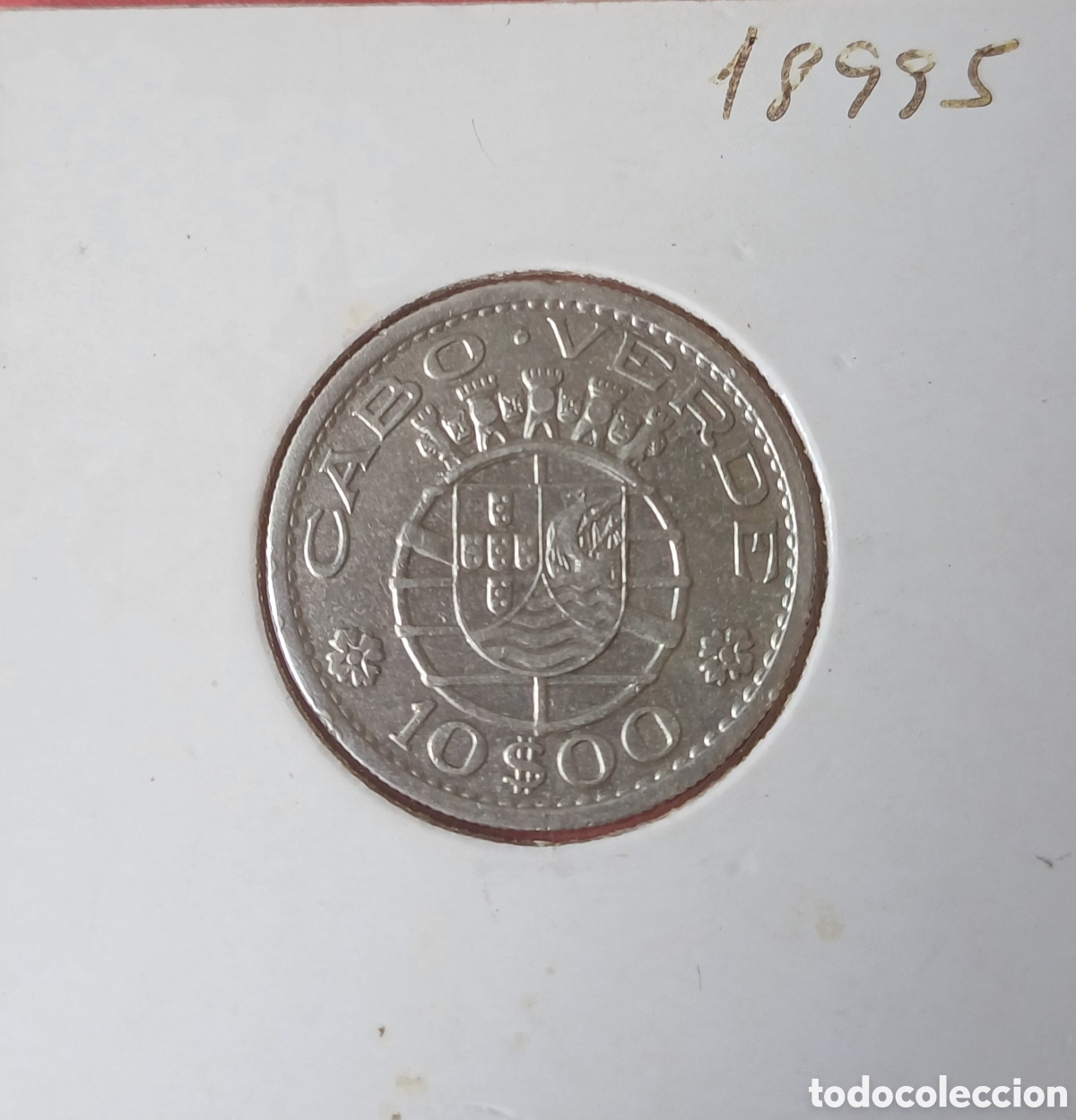 Monedas antiguas de &Aacute;frica: Cabo Verde 10 escudos de plata 1953
