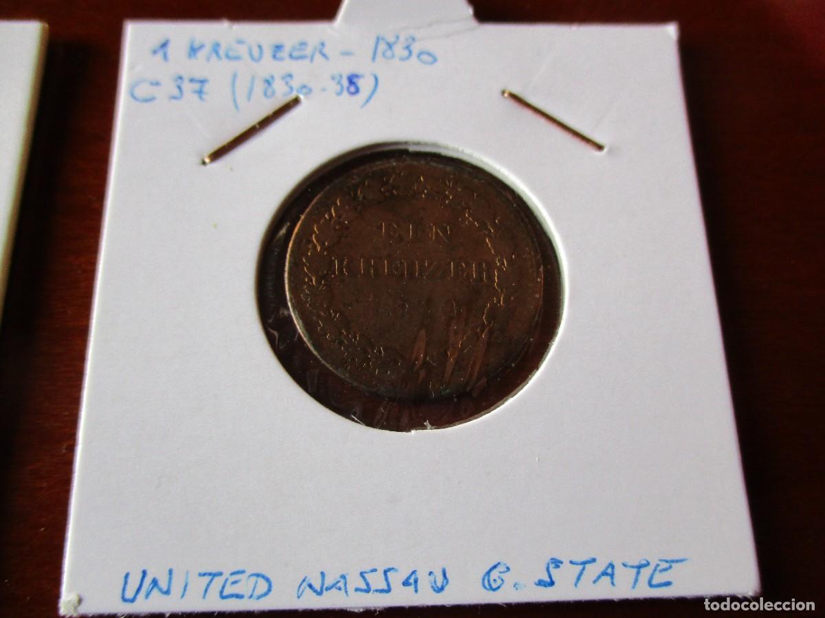 Monedas antiguas de &Aacute;frica: NASSAU GERMAN STATES - 1 KREUZER 1830