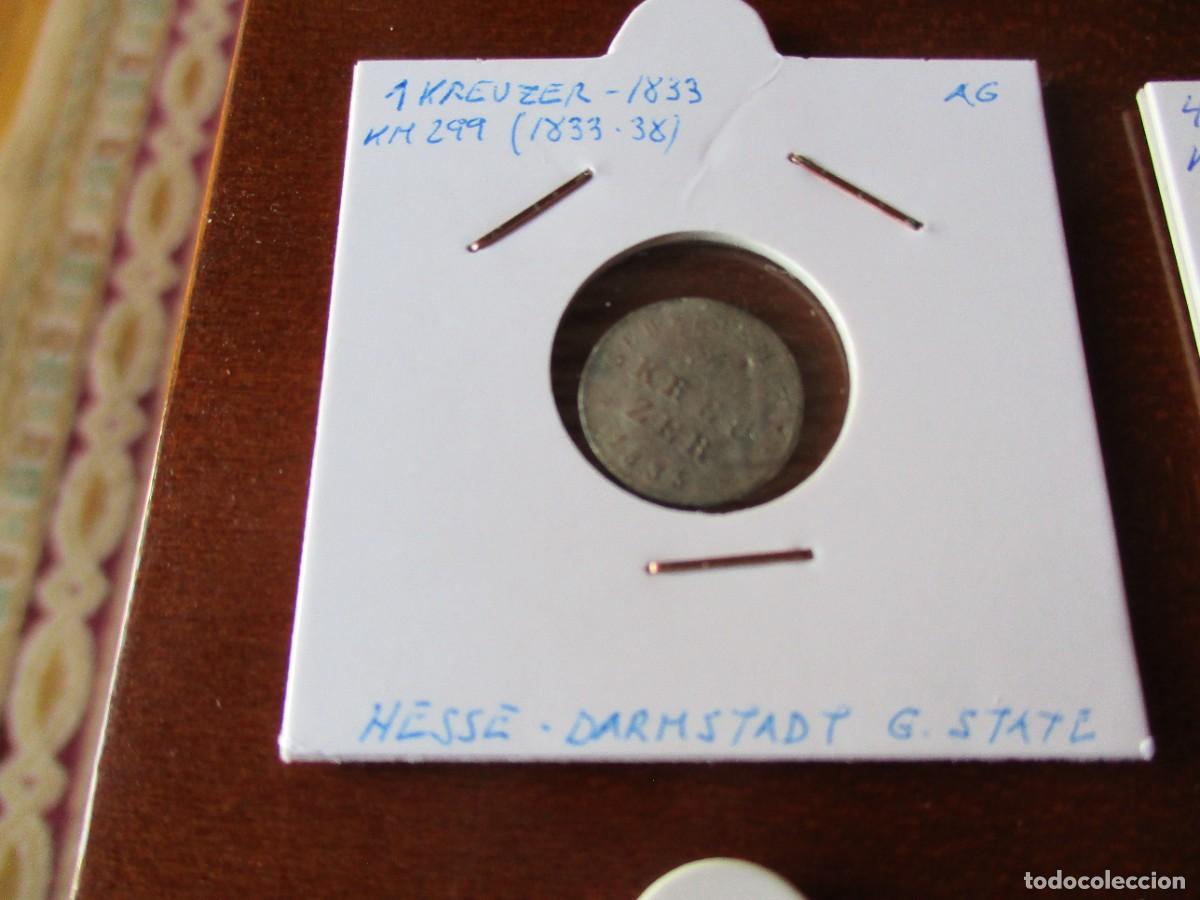 Monedas antiguas de &Aacute;frica: HESSE DARMSTAD - 1 KREUZER 1833 PLATA