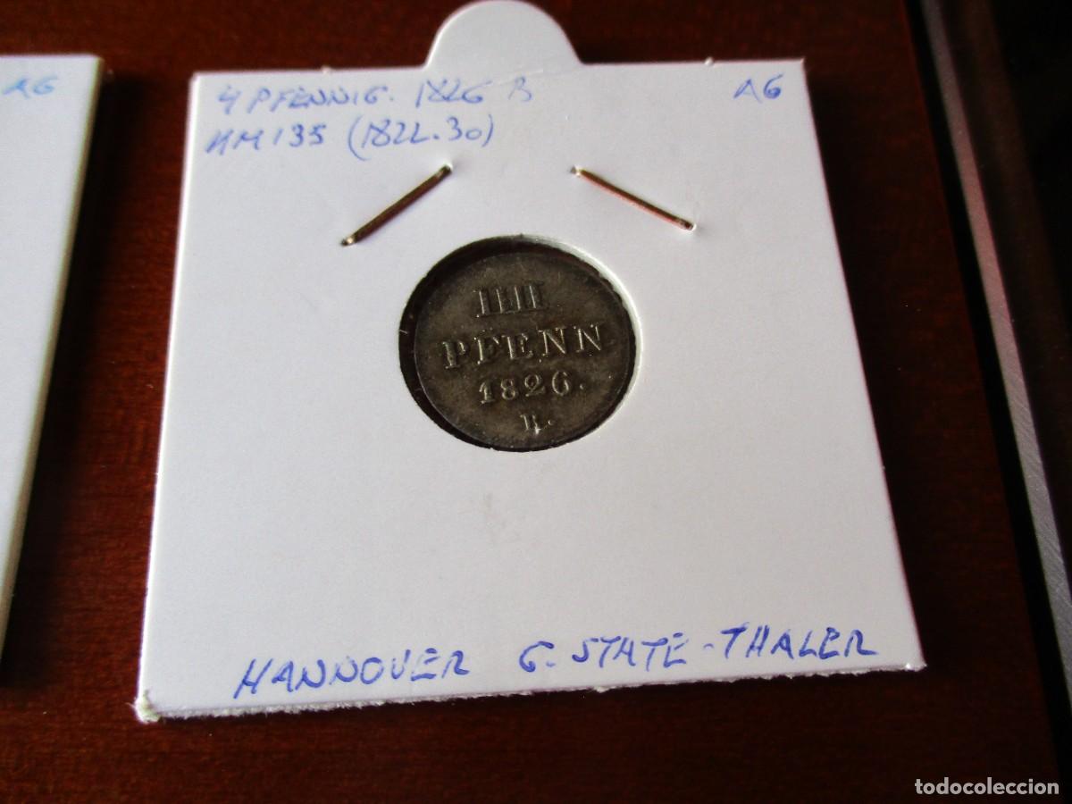 Monedas antiguas de &Aacute;frica: HANNOVER STATE - 4 PFENNIG 1826 PLATA