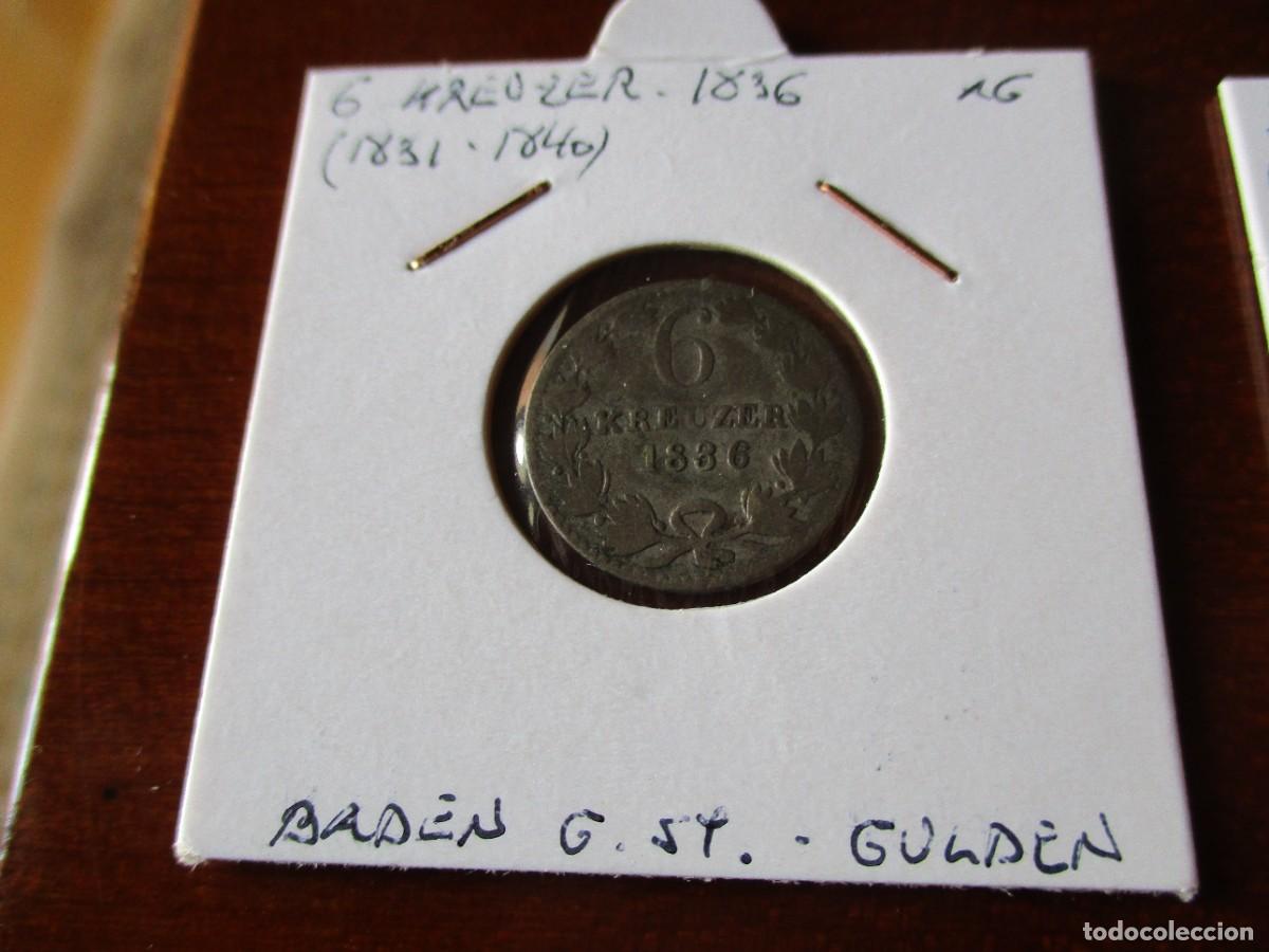 Monedas antiguas de &Aacute;frica: FRANKFURT - 6 KREUZER 1836 PLATA