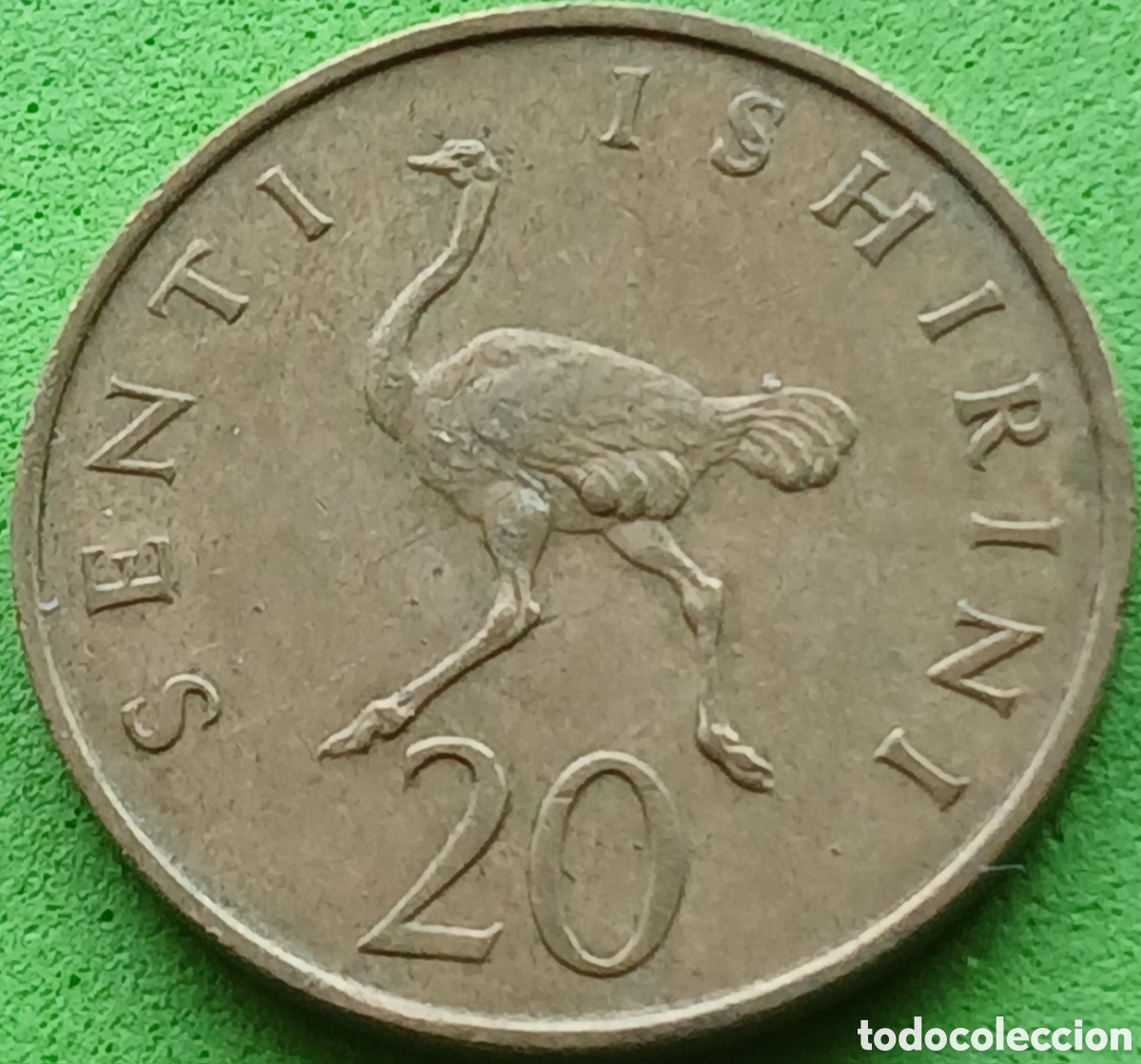 Monedas antiguas de &Aacute;frica: Tanzania 20 senti 1966 km#2