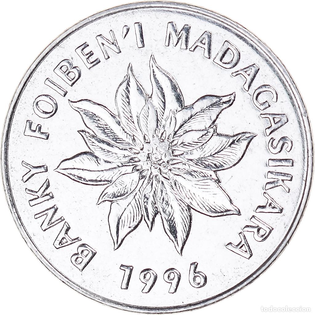 Monedas antiguas de &Aacute;frica: [#1318985] Moneda, Madagascar, 5 Ariary, 1996