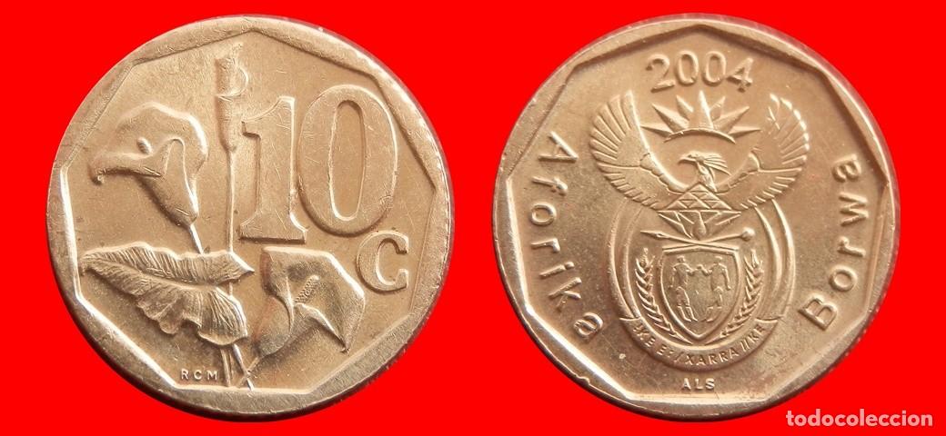 Monedas antiguas de &Aacute;frica: 10 CENTAVOS 2004 SUDAFRICA-152832
