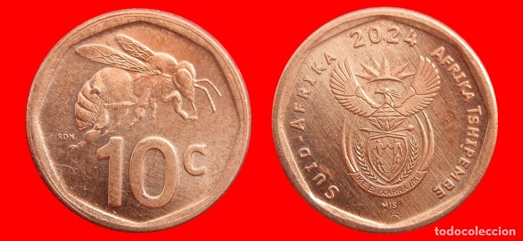Monedas antiguas de &Aacute;frica: 10 CENTAVOS 2024 SUDAFRICA-152834