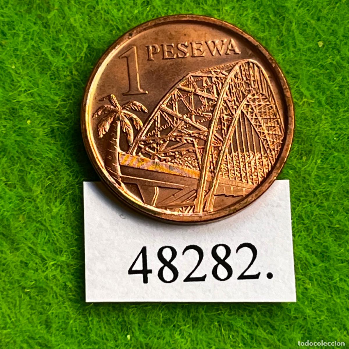 Monedas antiguas de &Aacute;frica: Ghana 1 pesewa 2007 ,,,,,