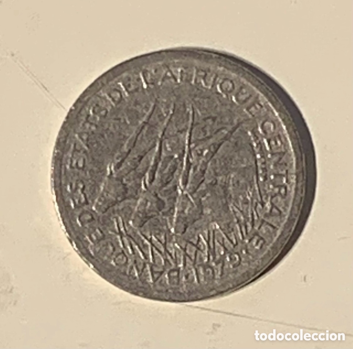 Monedas antiguas de &Aacute;frica: Moneda. Banque Centrales des Etats de l&rsquo;Afrique Centrale. GBL BAZOR. 50 Francs. 1979.