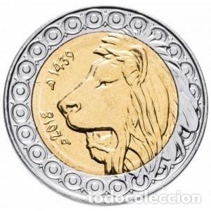 Monedas antiguas de &Aacute;frica: Argelia, 20 D&iacute;nares 2018 &rdquo;Fauna: Le&oacute;n&rdquo;, KM#123./ Nueva, sin circular.