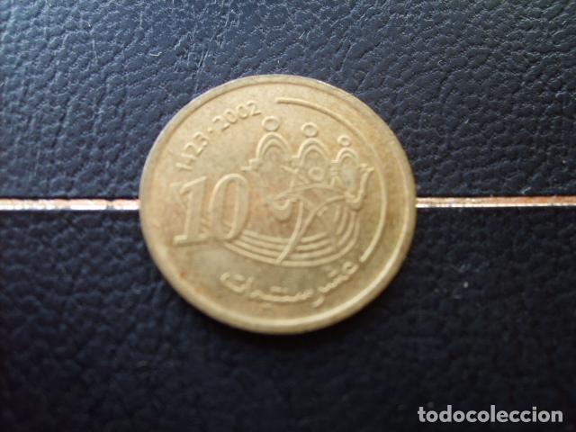 Monedas antiguas de &Aacute;frica: MARRUECOS 10 SANTIMAT 2002
