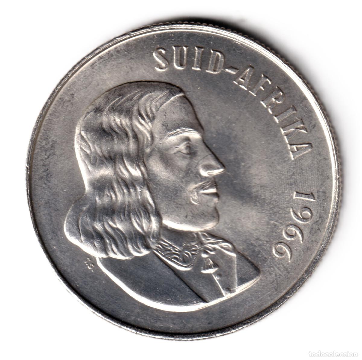 Monedas antiguas de &Aacute;frica: SUDAFRICA 1 rand plata 1966 Busto de Jan van Riebeeck - SUID AFRIKA