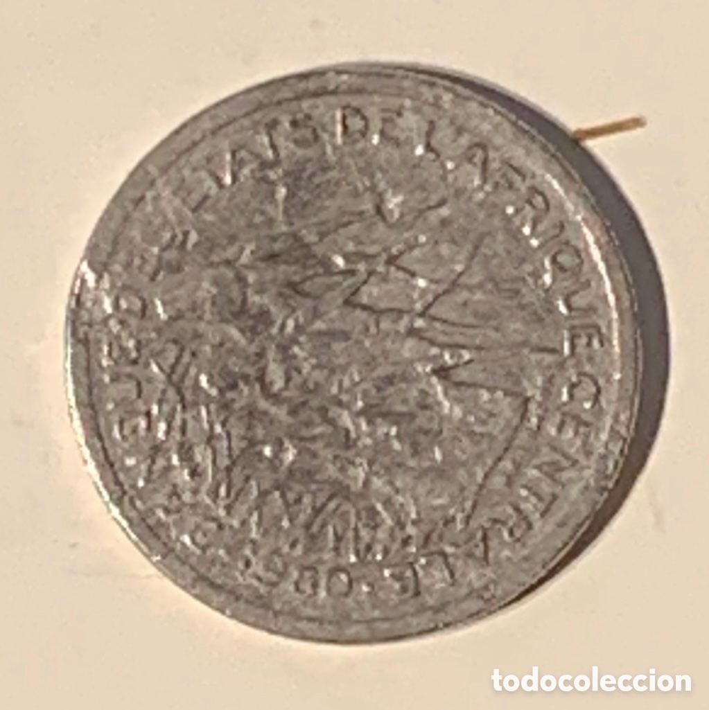 Monedas antiguas de &Aacute;frica: Moneda. Banque Centrale des Etats de l&rsquo;Afrique Centrale. GBL BAZOR. 50 Francs. 1980.