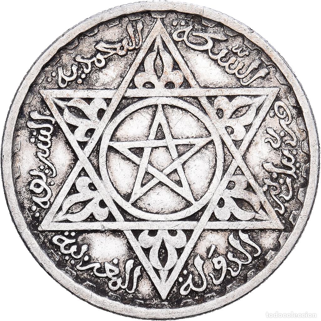 Monedas antiguas de &Aacute;frica: [#1551782] Marruecos, Mohammed V, 100 Francs, AH 1372/1953, Paris, Plata, MBC