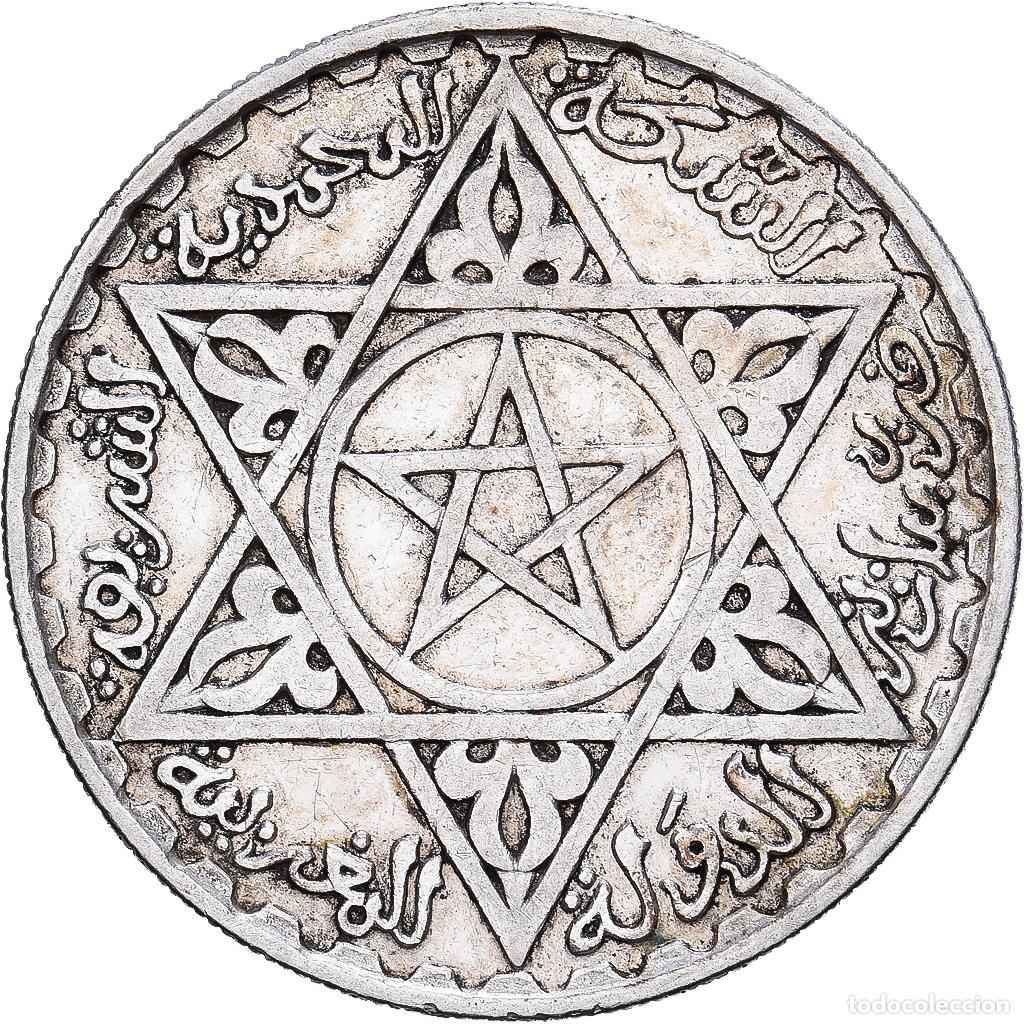 Monedas antiguas de &Aacute;frica: [#1551786] Marruecos, Mohammed V, 200 Francs, AH 1372/1953, Paris, Plata, MBC