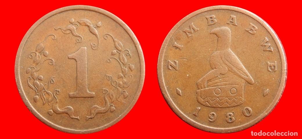 Monedas antiguas de &Aacute;frica: 1 CENTAVO 1980 ZIMBABUE ZIMBABWE-153162