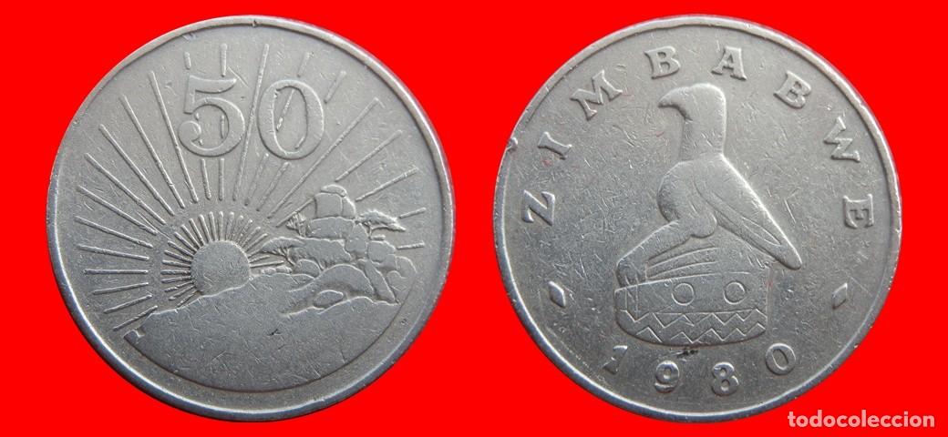 Monedas antiguas de &Aacute;frica: 50 CENTAVOS 1980 ZIMBABUE ZIMBABWE-153165