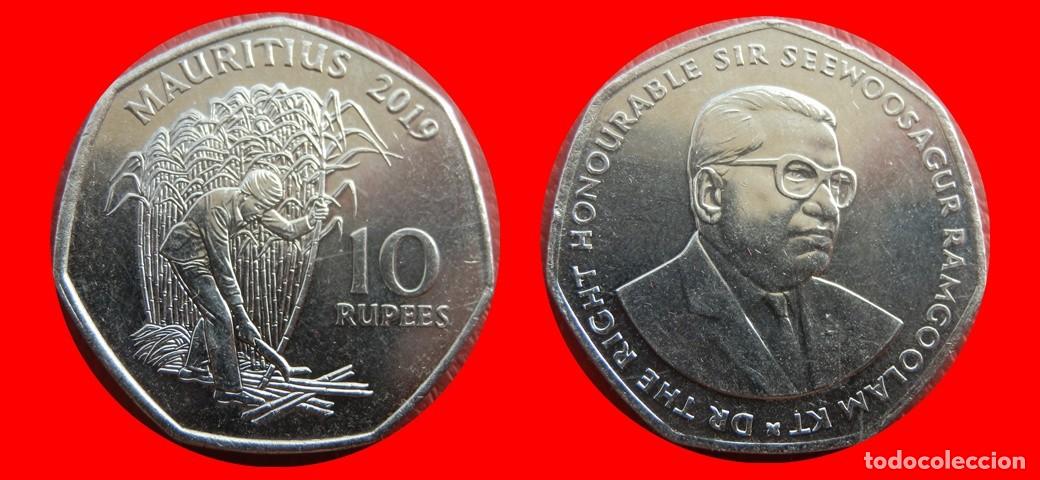 Monedas antiguas de &Aacute;frica: 10 RUPIAS RUPEES 2019 MAURICIO MAURITIUS-153169