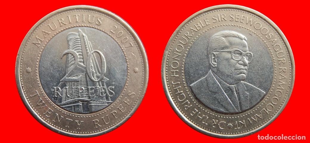Monedas antiguas de &Aacute;frica: 20 RUPIAS RUPEES 2007 MAURICIO MAURITIUS-153170