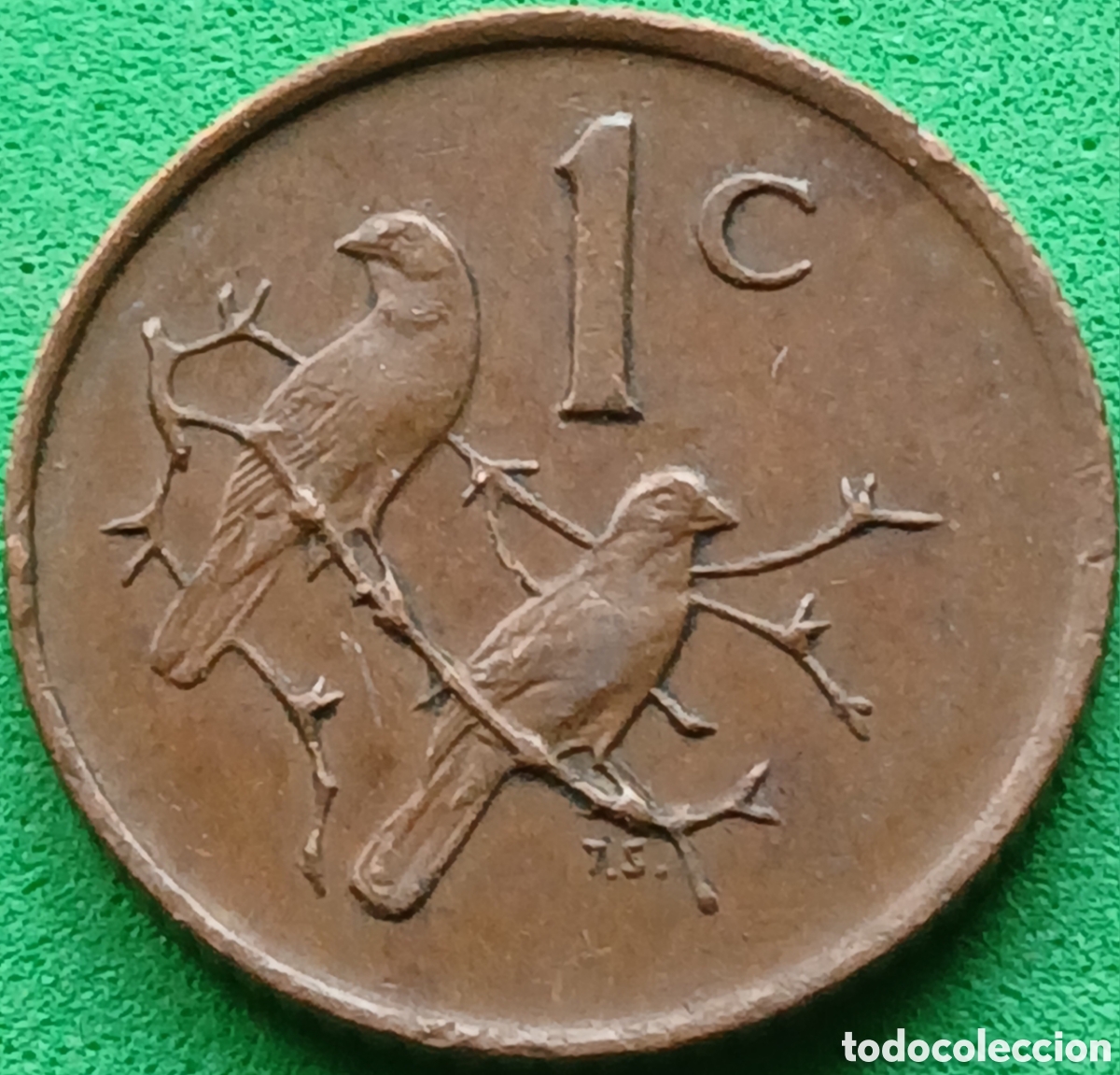 Monedas antiguas de &Aacute;frica: Suid &Aacute;frika 1 cent 1982 km#109 B.J.Vorster