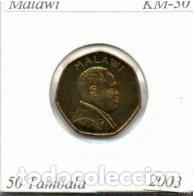 Monedas antiguas de &Aacute;frica: MALAWI 2003, 50 TAMBALA, KM-30, SC