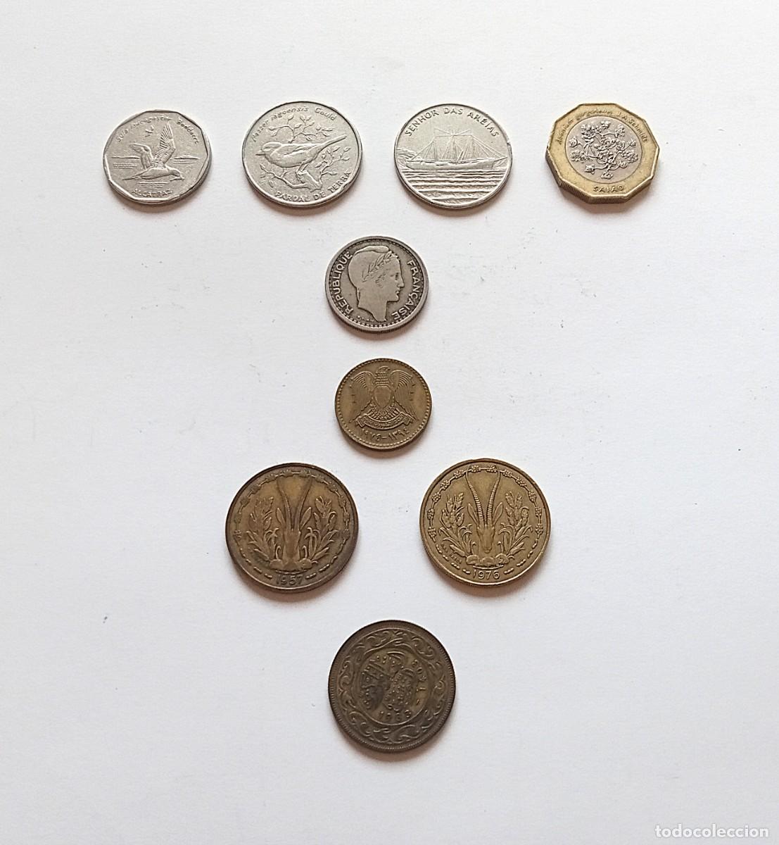 Monedas antiguas de &Aacute;frica: &Aacute;FRICA - 9 MONEDAS - VER LISTADO