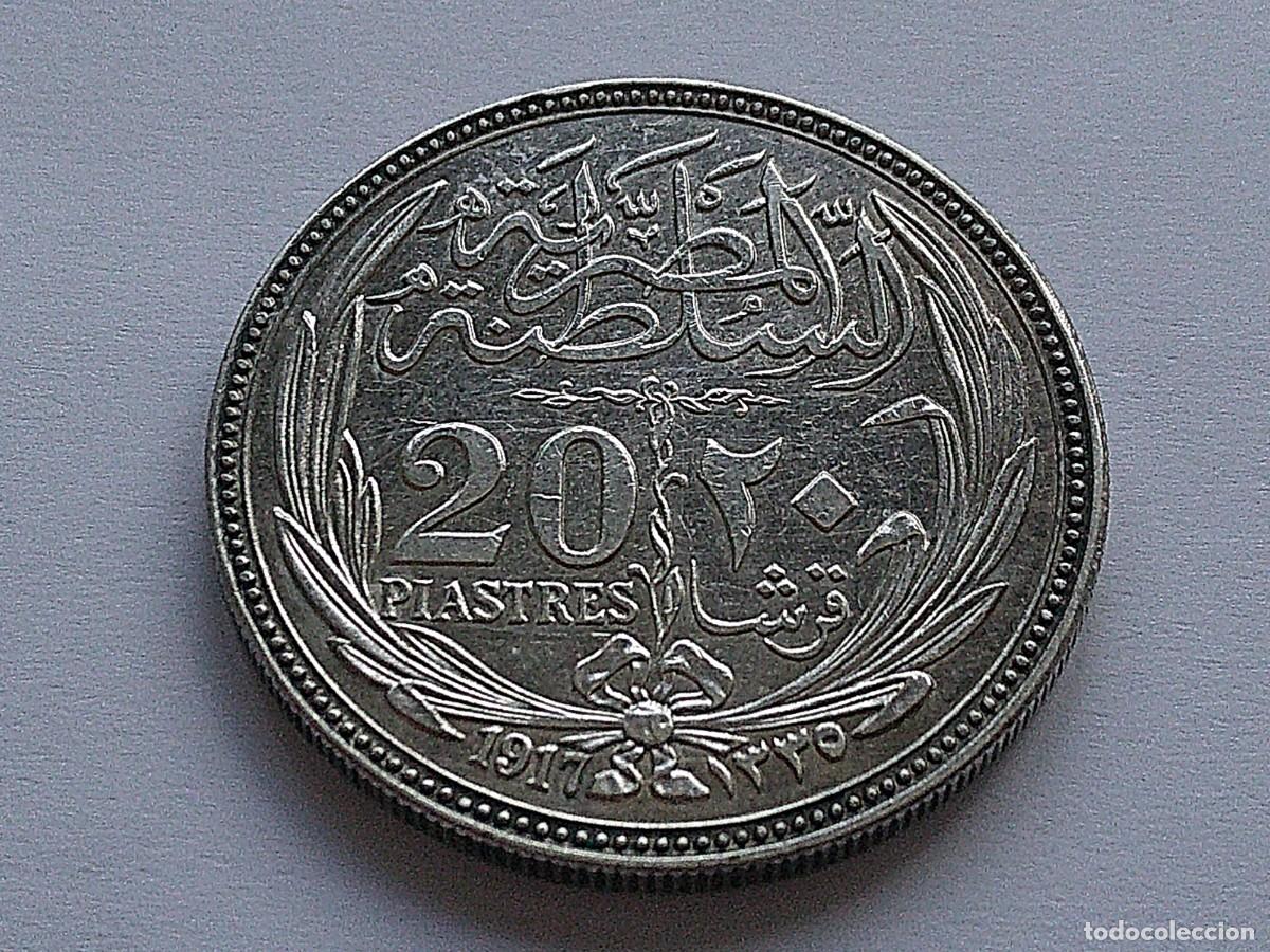 Monedas antiguas de &Aacute;frica: Egipto Hussein Kamil 20 piastras de plata 1917 (AH 1335) KM#321 2ec29