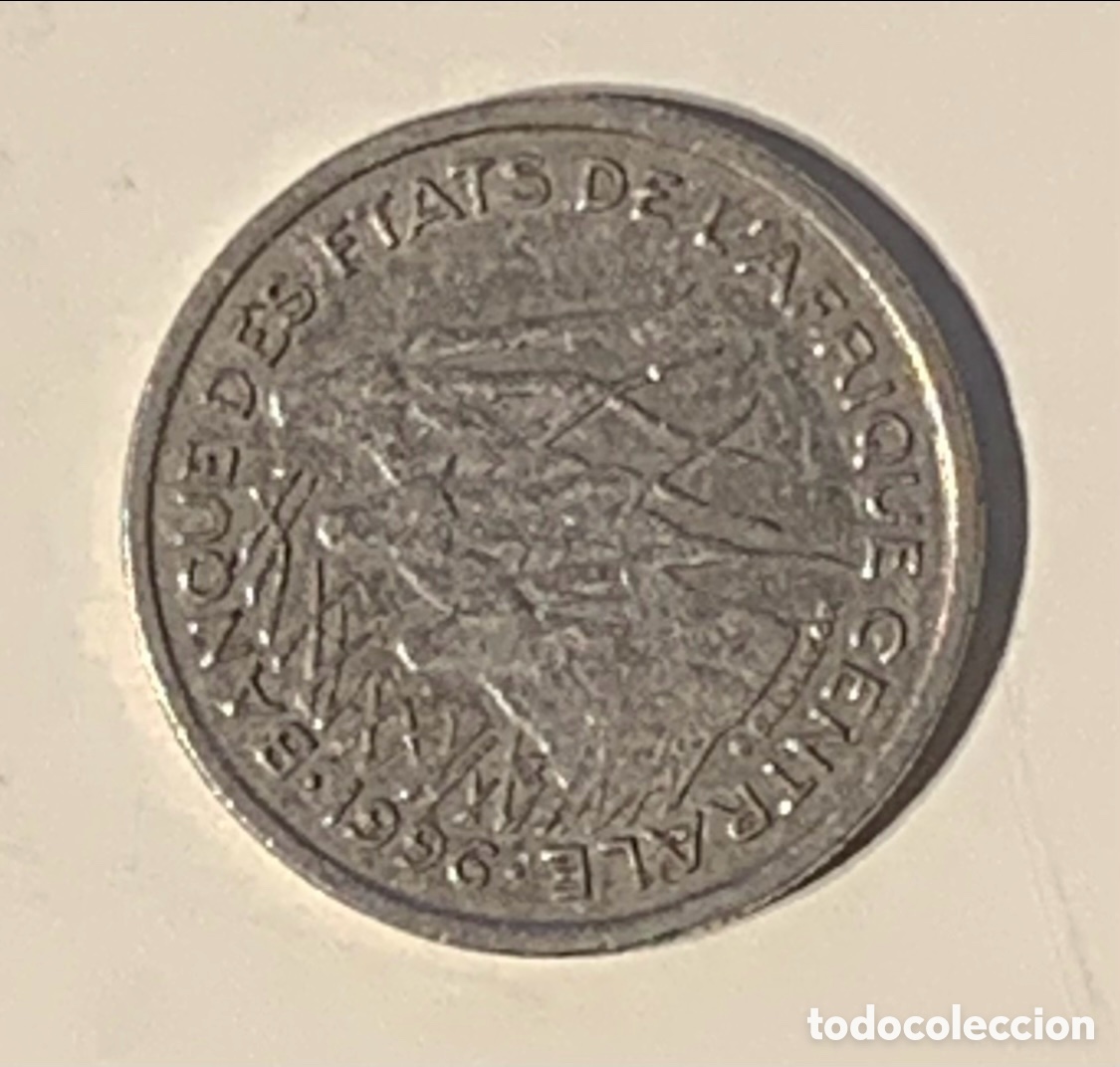 Monedas antiguas de &Aacute;frica: Moneda. Banque des Etats de l&rsquo;Afrique Centrale. GBL BAZOR. 50 Francs. 1996.