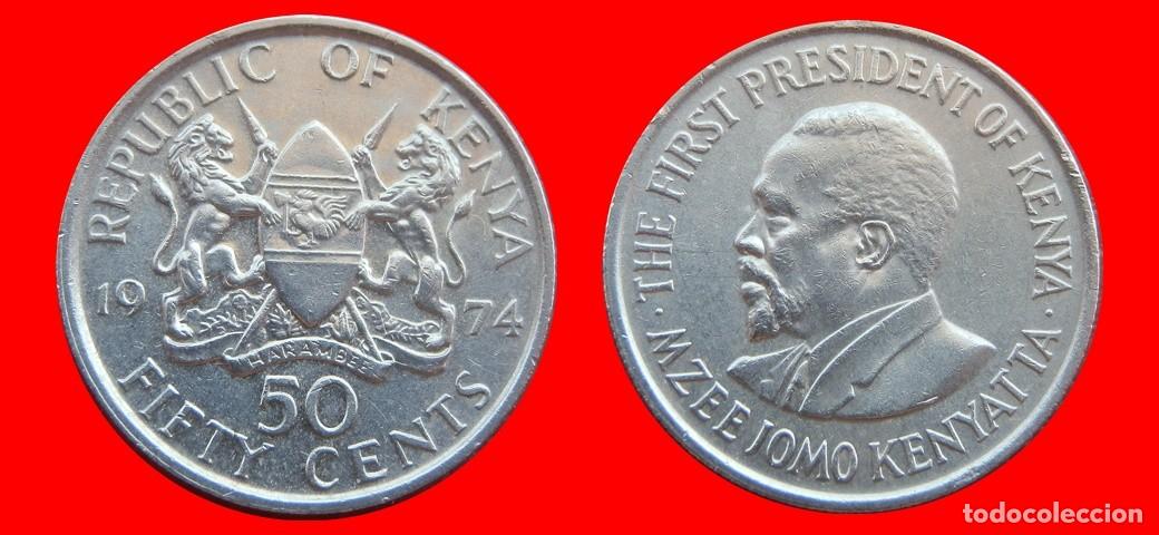 Monedas antiguas de &Aacute;frica: 50 CENTAVOS 1974 KENIA KENYA-153250