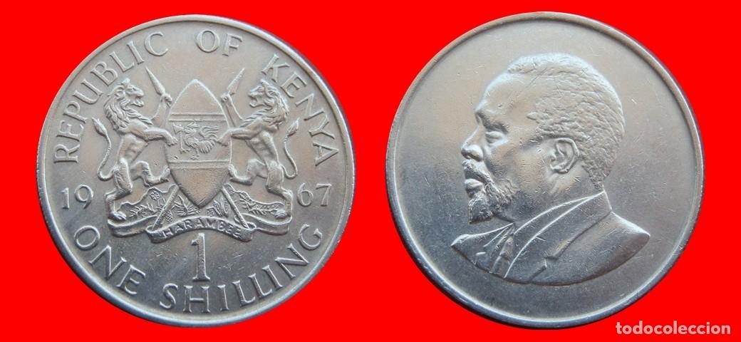 Monedas antiguas de &Aacute;frica: 1 SHILLING CHELIN 1967 KENIA KENYA-153253