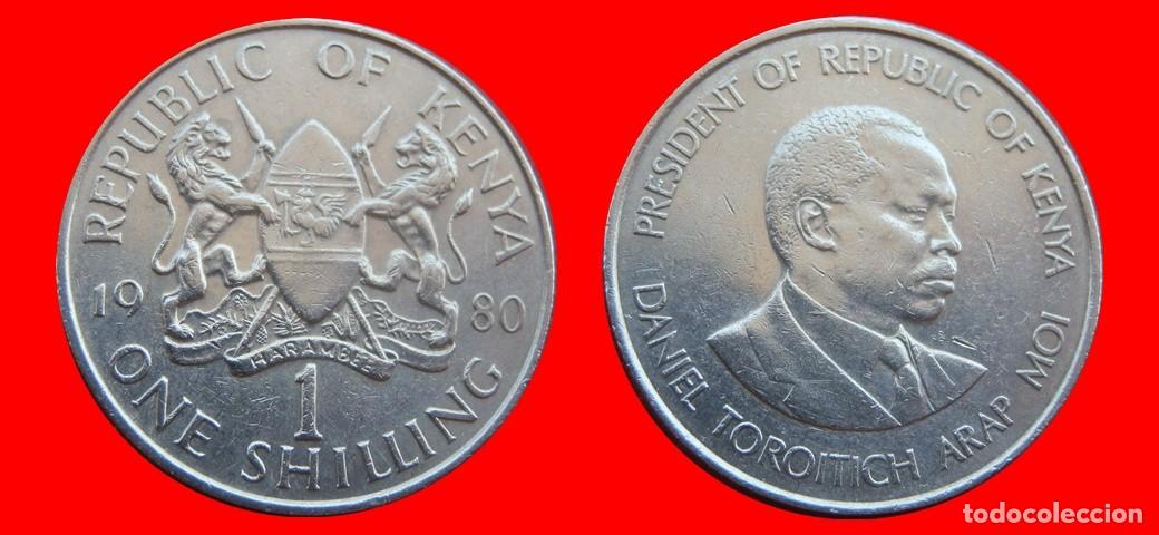 Monedas antiguas de &Aacute;frica: 1 SHILLING CHELIN 1980 KENIA KENYA-153255