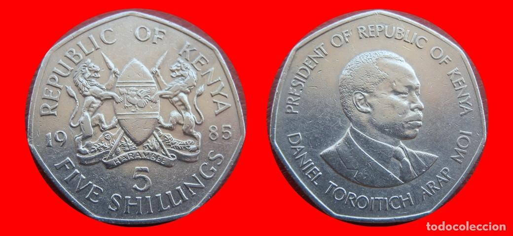 Monedas antiguas de &Aacute;frica: 5 SHILLINGS CHELINES 1985 KENIA KENYA-153261