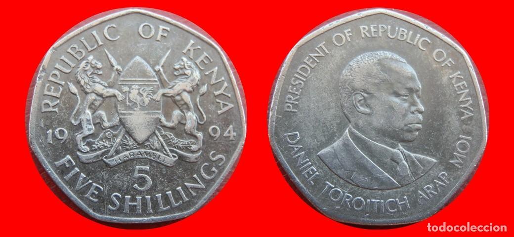 Monedas antiguas de &Aacute;frica: 5 SHILLINGS CHELINES 1994 KENIA KENYA-153262