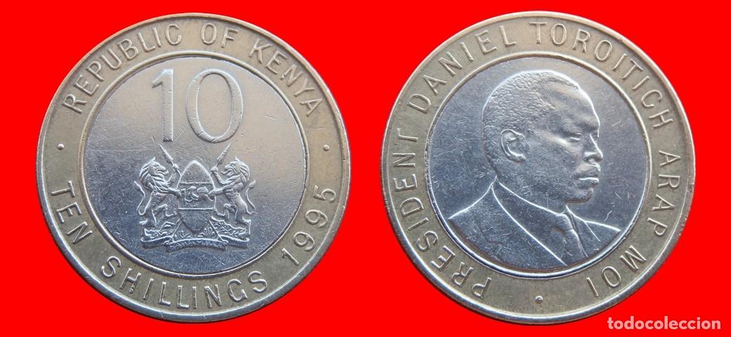 Monedas antiguas de &Aacute;frica: 10 SHILLINGS CHELINES 1995 KENIA KENYA-153267