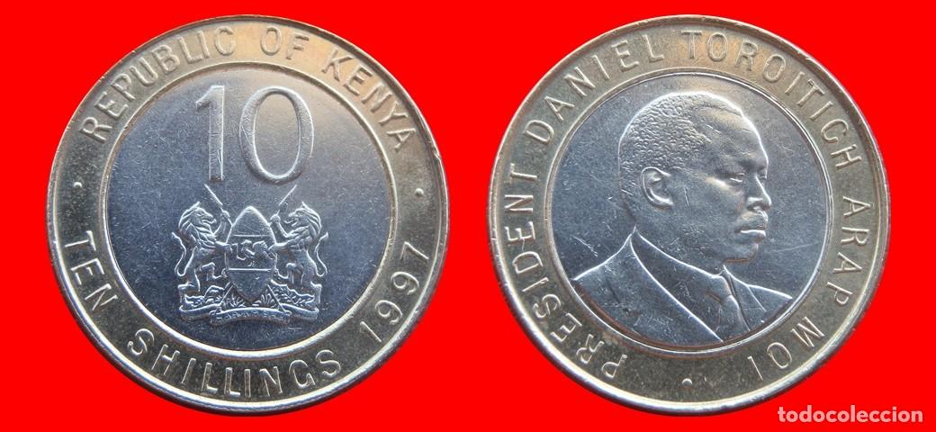 Monedas antiguas de &Aacute;frica: 10 SHILLINGS CHELINES 1997 KENIA KENYA-153268