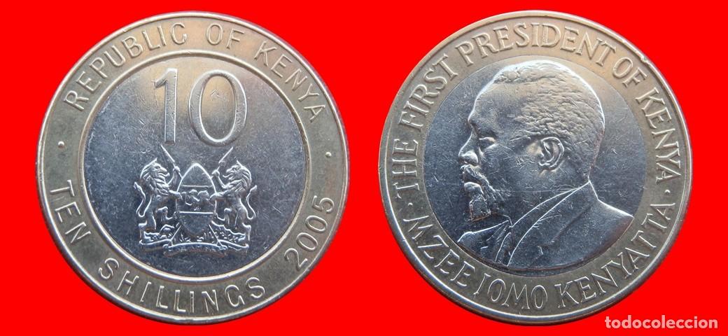 Monedas antiguas de &Aacute;frica: 10 SHILLINGS CHELINES 2005 KENIA KENYA-153269