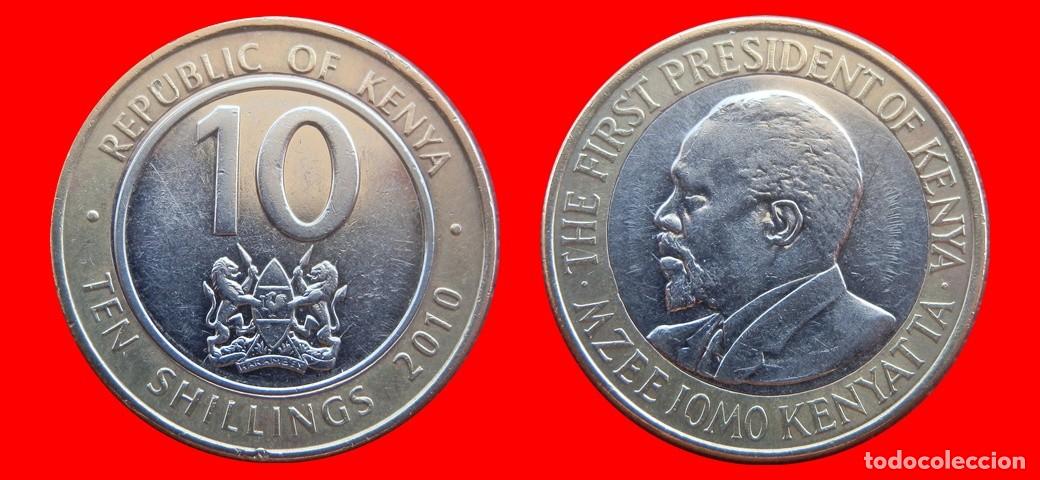 Monedas antiguas de &Aacute;frica: 10 SHILLINGS CHELINES 2010 KENIA KENYA-153270