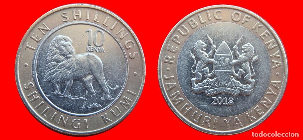 Monedas antiguas de &Aacute;frica: 10 SHILLINGS CHELINES 2018 KENIA KENYA-153271