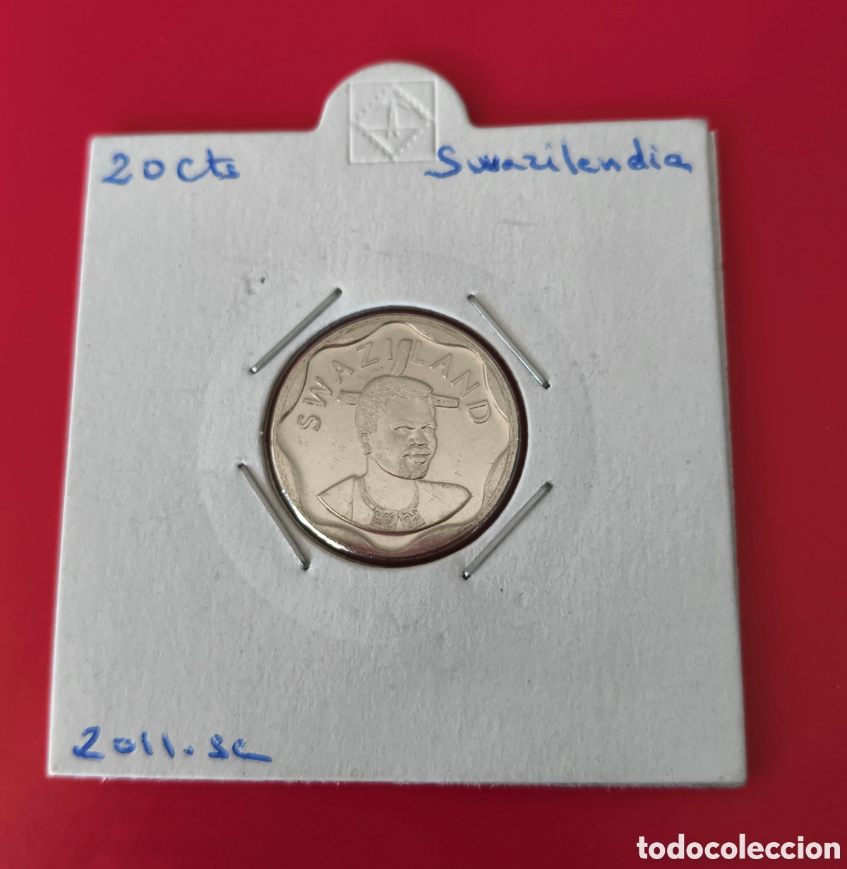 Monedas antiguas de &Aacute;frica: Moneda 20 cts. Swazilandia a&ntilde;o 2011 SC