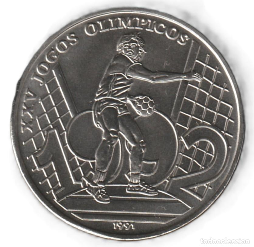Monedas antiguas de &Aacute;frica: Guinea Bissau 2000 Pesos 1991 KM# 28