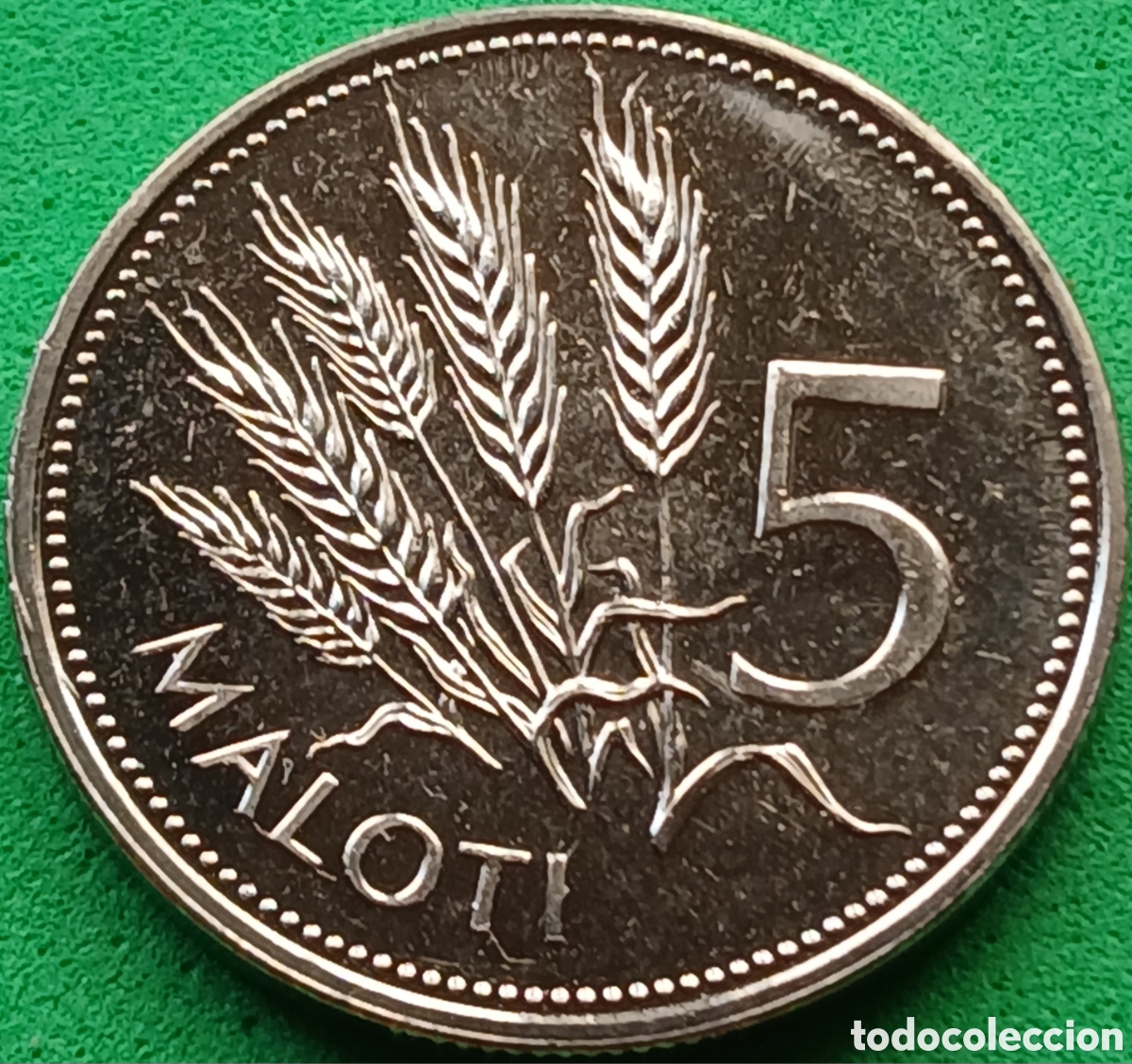 Monedas antiguas de &Aacute;frica: Lesoto 5 maloti 2010 km#59