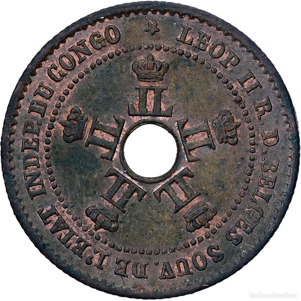 Monedas antiguas de &Aacute;frica: [#1224061] Congo belga, Centime, 1888, Brussels, Cobre, MBC