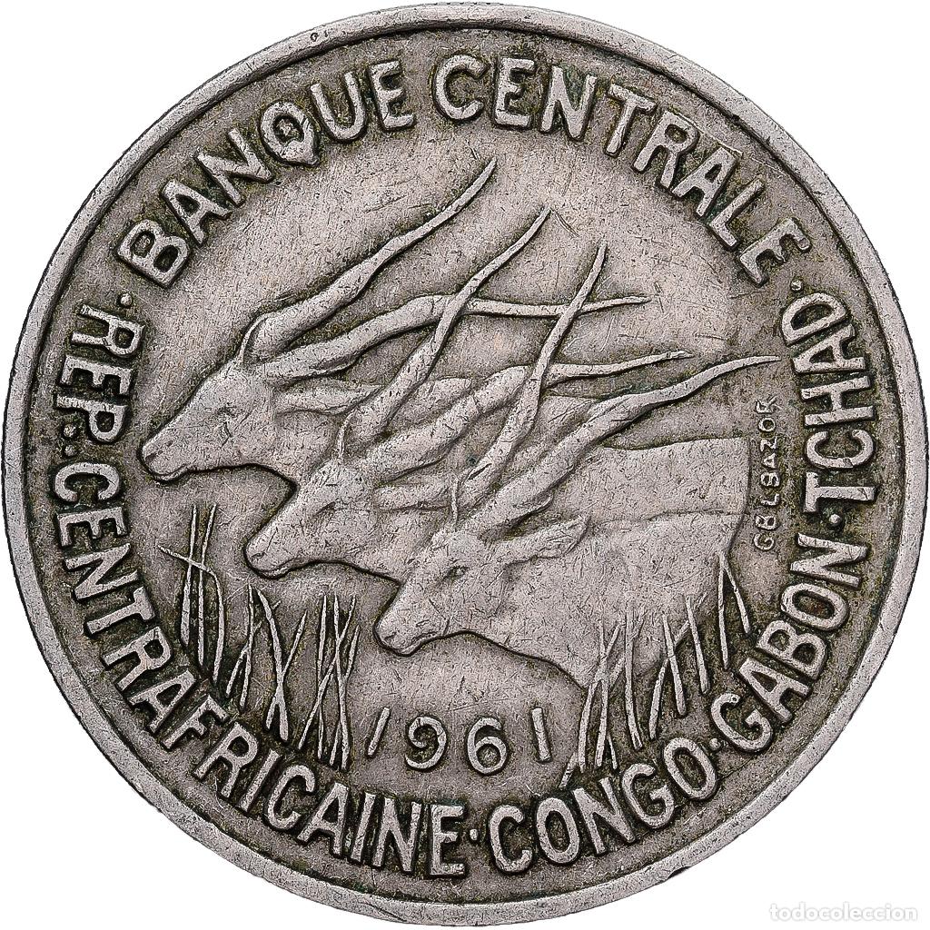 Monedas antiguas de &Aacute;frica: [#1224143] Estados africanos ecuatoriales, 50 Francs, 1961, Paris, Cobre - n&iacute;quel, MBC