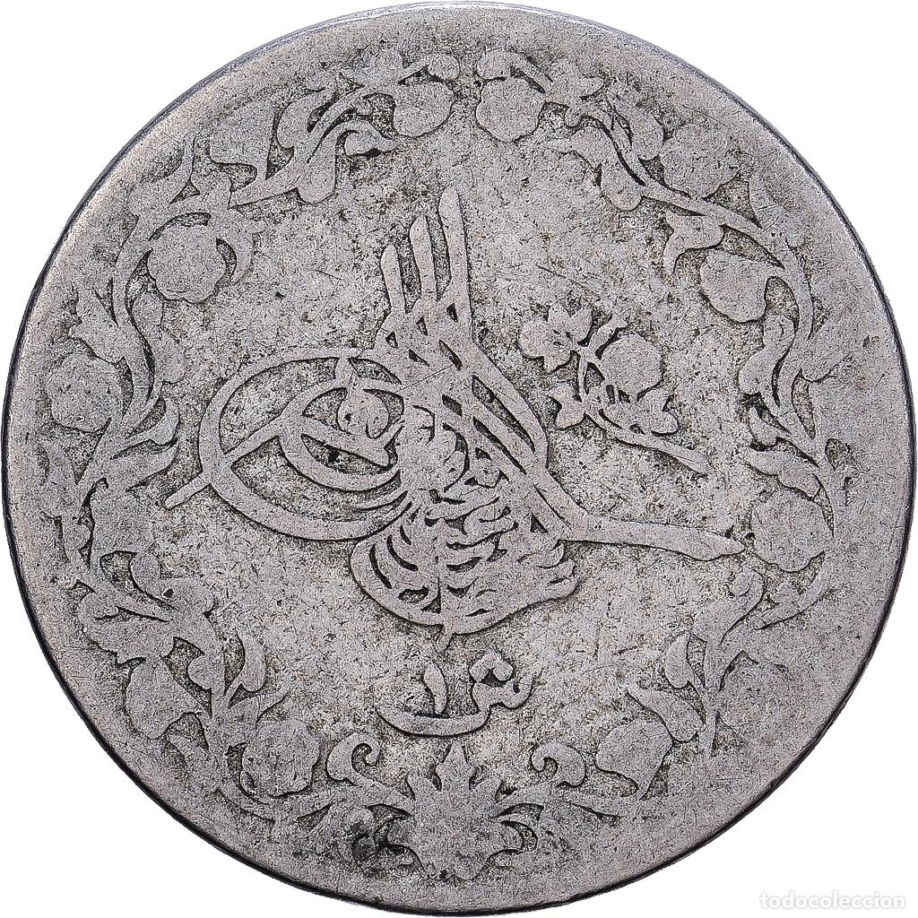 Monedas antiguas de &Aacute;frica: [#1224179] Egipto, Muhammad V, Qirsh, Misr, Cobre - n&iacute;quel, BC+, KM:306