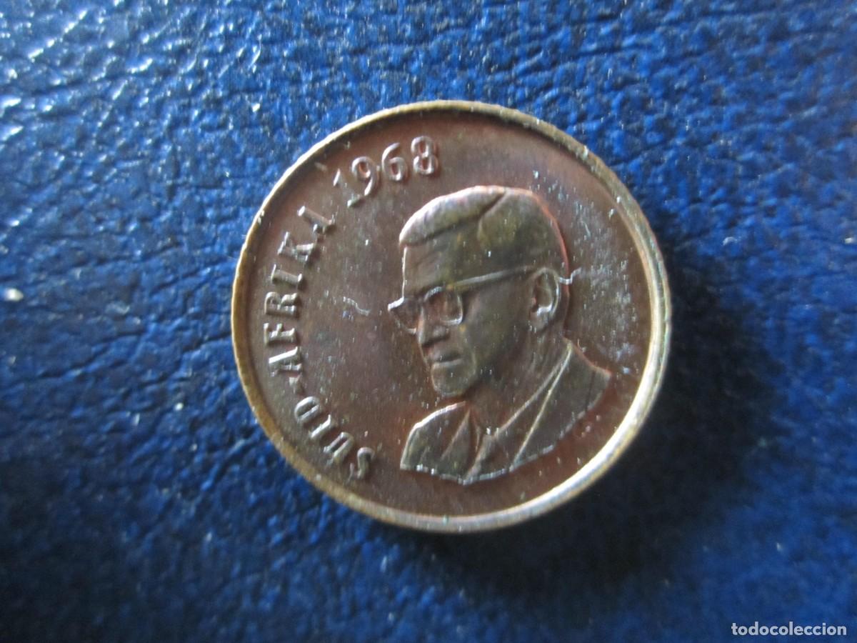 Monedas antiguas de &Aacute;frica: Sud&aacute;frica 1 cent 1968 Presidente Swart Suid Afrika