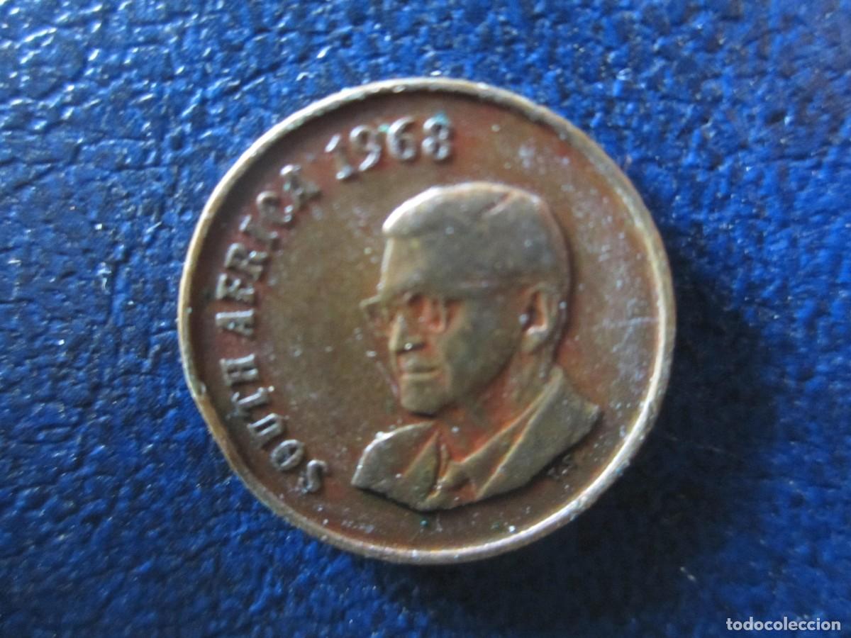 Monedas antiguas de &Aacute;frica: Sud&aacute;frica 1 cent 1968 Presidente Swart South Africa