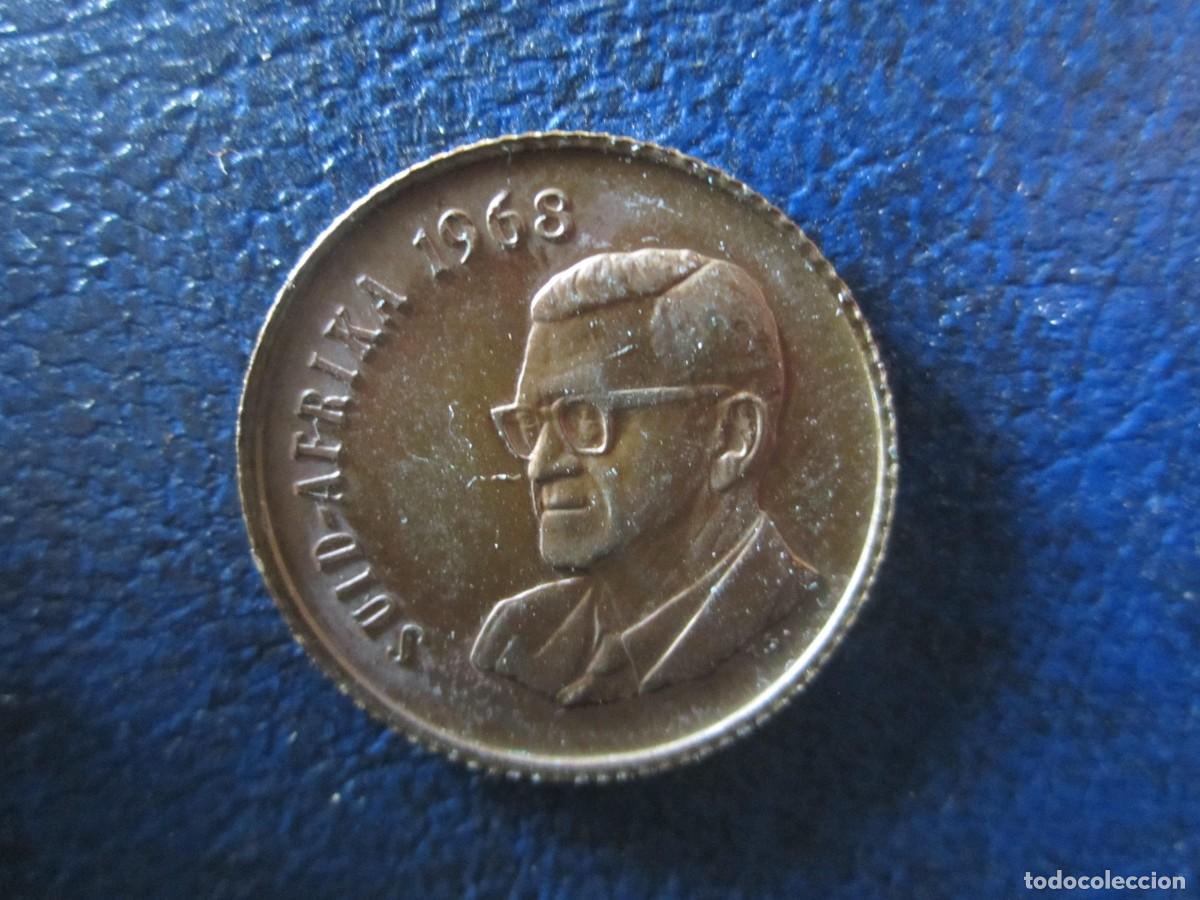 Monedas antiguas de &Aacute;frica: Sud&aacute;frica 2 cents 1968 Presidente Swart Suid Afrika