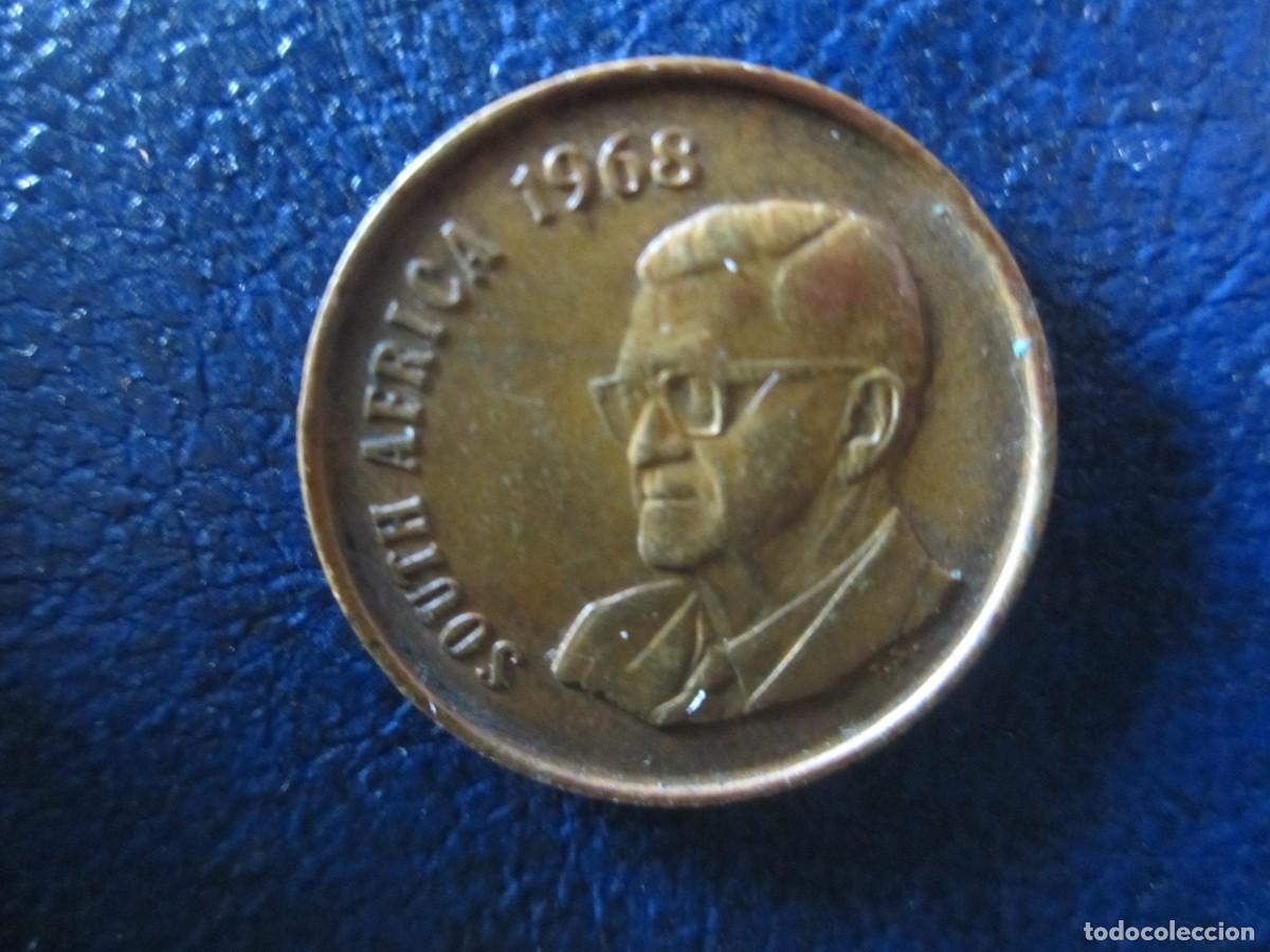 Monedas antiguas de &Aacute;frica: Sud&aacute;frica 2 cents 1968 Presidente Swart South Africa