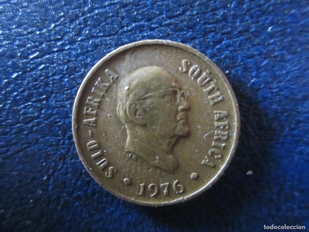 Monedas antiguas de &Aacute;frica: Sud&aacute;frica 1 cent 1976 Presidente Fouche